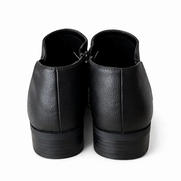 Kensie Sammy Black Ankle Boots Women’s 10M New Side Zip Close - Picture 3 of 6